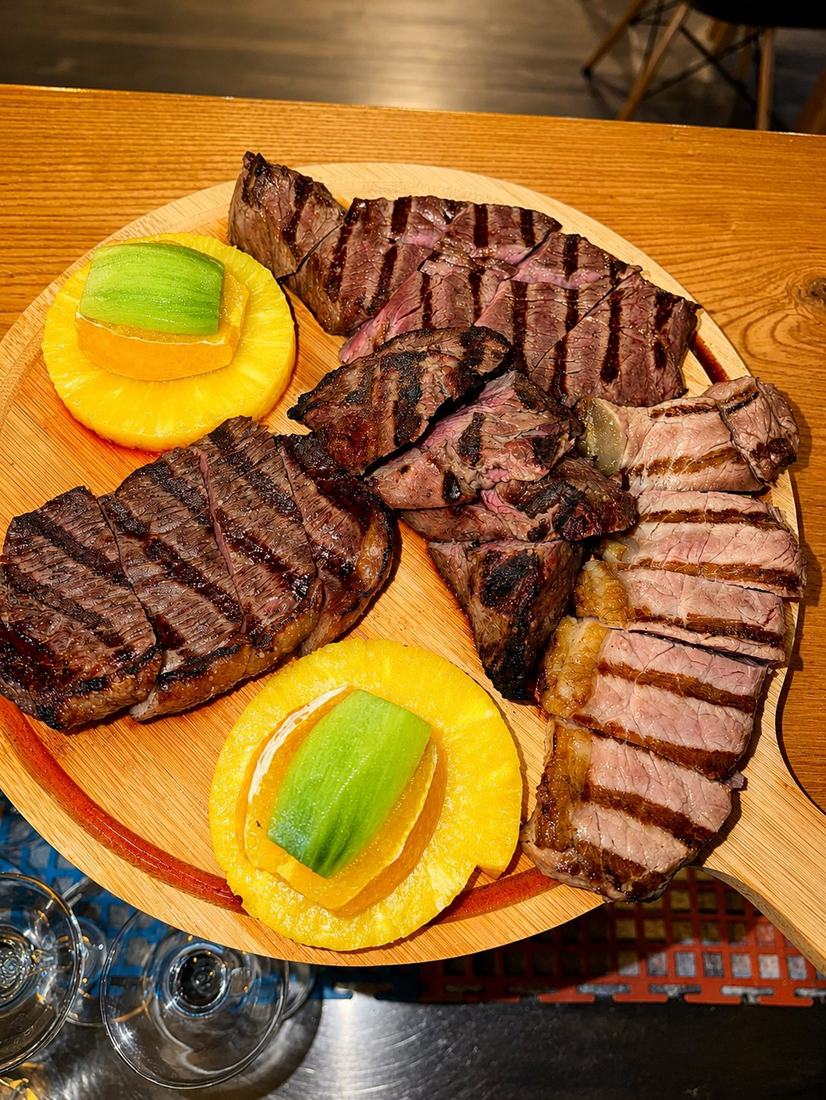 Tábua de carne grelhada